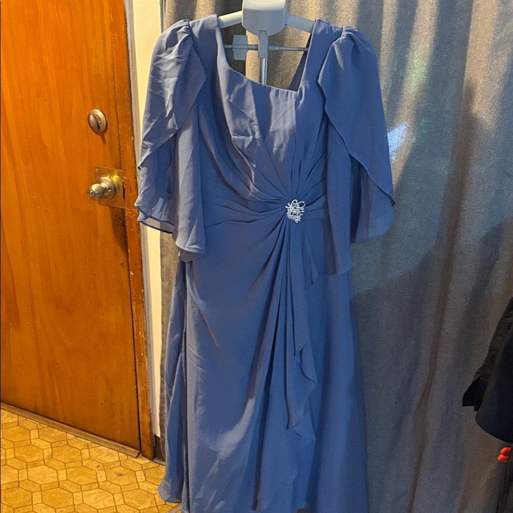 Elegant Blue Evening Dress